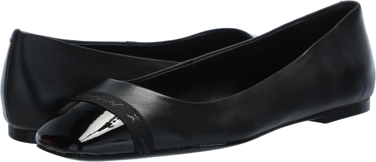 KARL LAGERFELD Women's Zayne Stones Everyday Ballet Flat
