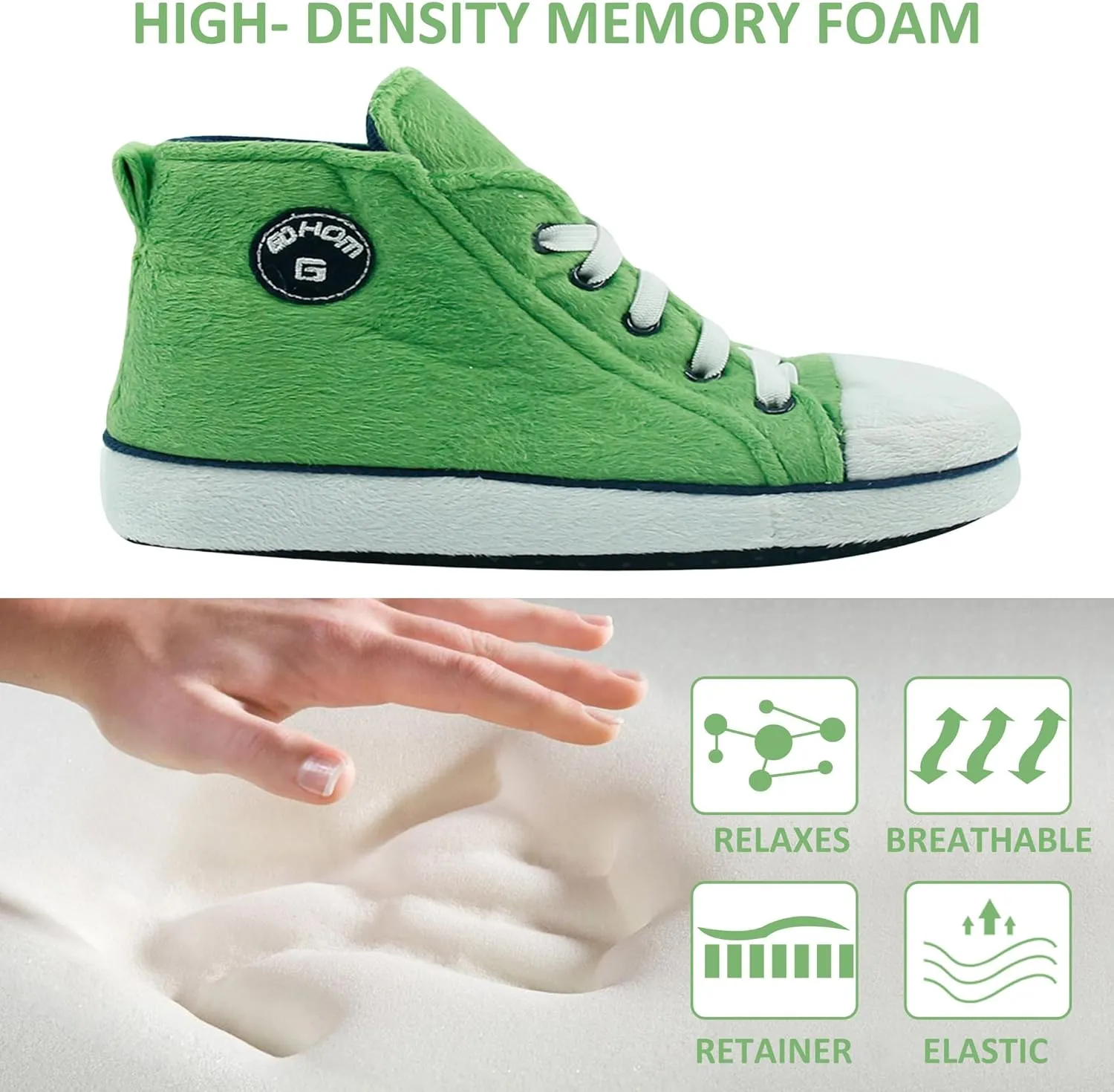 Kids Sneaker Slippers - Soft and Stylish Comfort Cozy House Shoes for Girls and Boys
