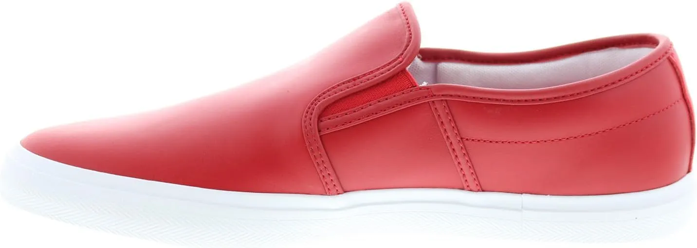 Lacoste Men's Tatalya 0721 2 P CMA Red Leather Lifestyle Sneakers