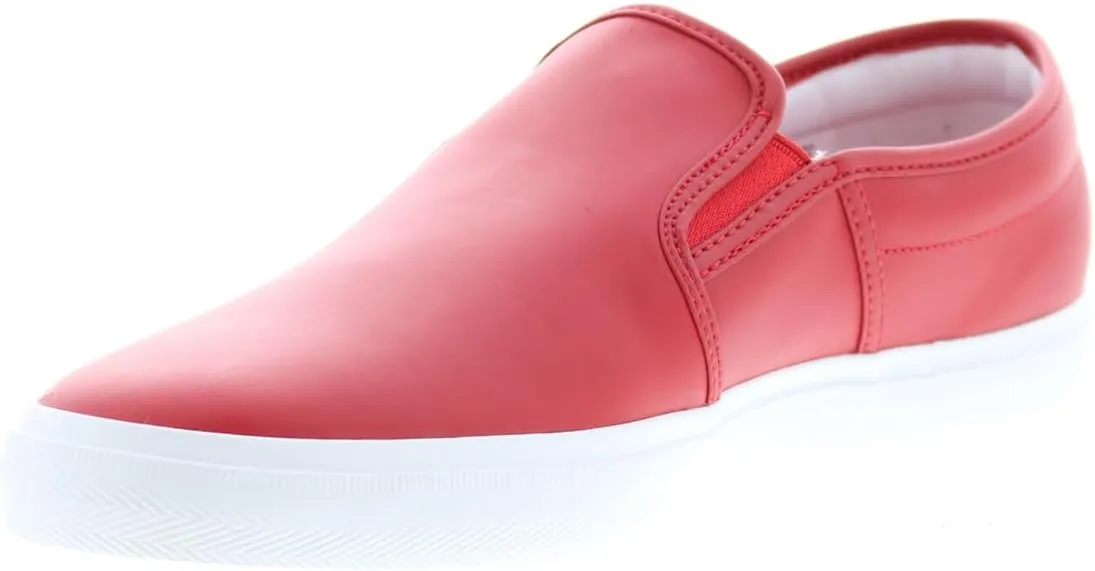 Lacoste Men's Tatalya 0721 2 P CMA Red Leather Lifestyle Sneakers