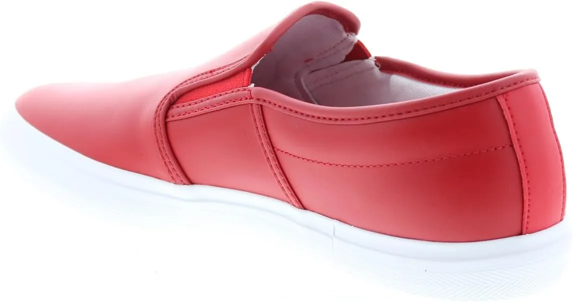 Lacoste Men's Tatalya 0721 2 P CMA Red Leather Lifestyle Sneakers