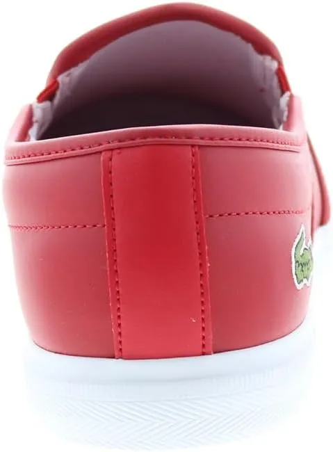 Lacoste Men's Tatalya 0721 2 P CMA Red Leather Lifestyle Sneakers