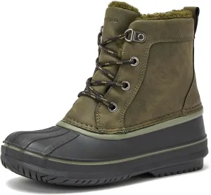 Lands' End Wynn Snow Boots for Kids - Insulated Waterproof Winter Snow Duck Boots for Boys and Girls - Little Kid and Big Kid Size 1 to 7 - Boys and Girls Snow Boots