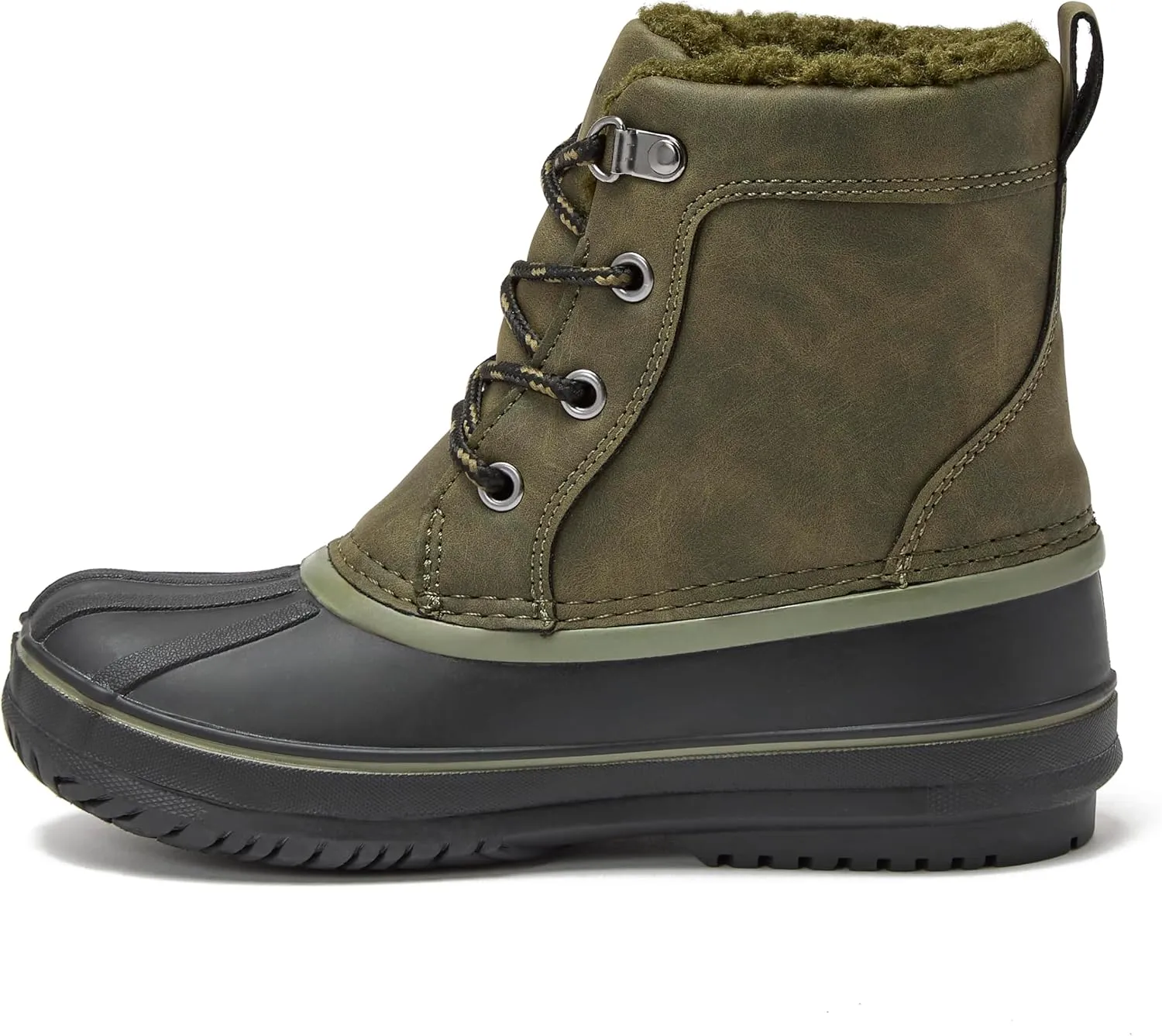 Lands' End Wynn Snow Boots for Kids - Insulated Waterproof Winter Snow Duck Boots for Boys and Girls - Little Kid and Big Kid Size 1 to 7 - Boys and Girls Snow Boots