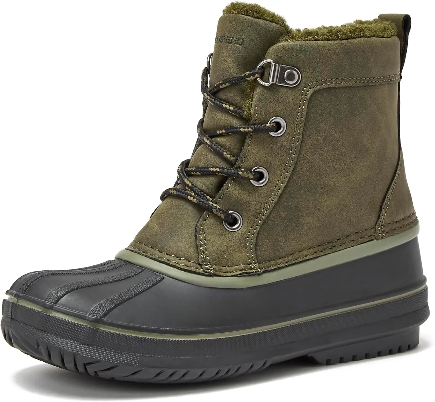 Lands' End Wynn Snow Boots for Kids - Insulated Waterproof Winter Snow Duck Boots for Boys and Girls - Little Kid and Big Kid Size 1 to 7 - Boys and Girls Snow Boots