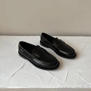 Laurent CALFSKIN SL LE LOAFER BLACK High-capacity functionality Saint Affordable shipping