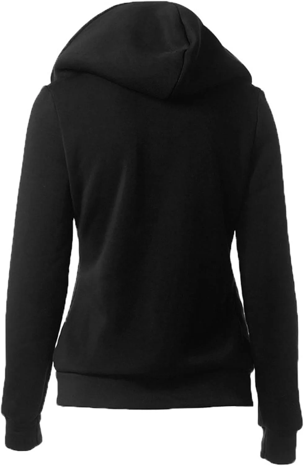 LFEOOST Womens Zip Up Hoodie Jacket Fall Fashion Casual Long Sleeve Sweatshirts Solid Warm Y2k Tops Sweater Coat with Pockets