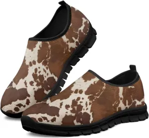 Low-Cut Animal Print Casual Shoes Zapatos Squecher de Mujer Laceless Sneakers Non-Slip Walking Shoes