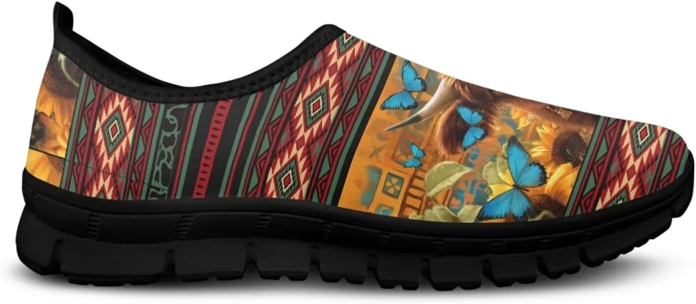 Low-Cut Animals Pattern Casual Shoes - Walking Shoe Women, Tennis Sneakers, Polyester Fabric Breathable Footwear