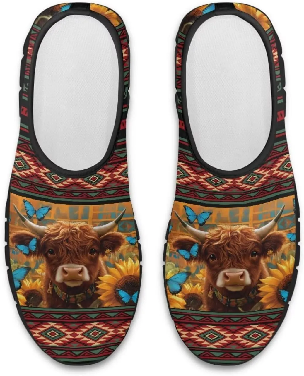Low-Cut Animals Pattern Casual Shoes - Walking Shoe Women, Tennis Sneakers, Polyester Fabric Breathable Footwear