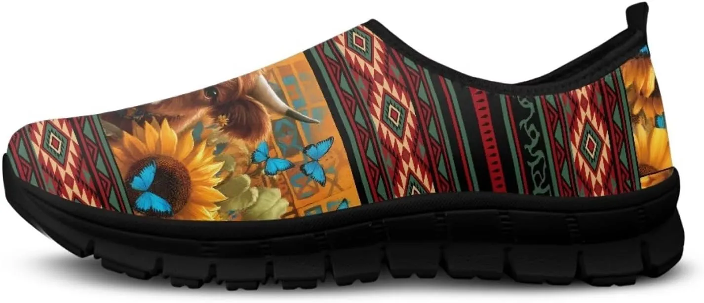 Low-Cut Animals Pattern Casual Shoes - Walking Shoe Women, Tennis Sneakers, Polyester Fabric Breathable Footwear