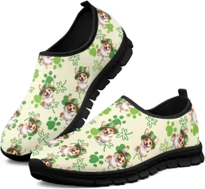Low-Cut Saint Patrick's Day Casual Shoes - Stylish Tennis & Walking Footwear, Polyester Fabric Women's Sneakers