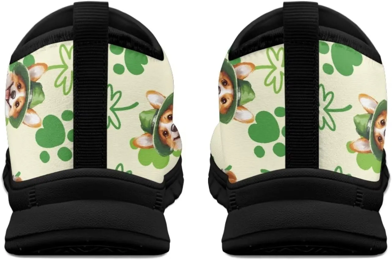 Low-Cut Saint Patrick's Day Casual Shoes - Stylish Tennis & Walking Footwear, Polyester Fabric Women's Sneakers