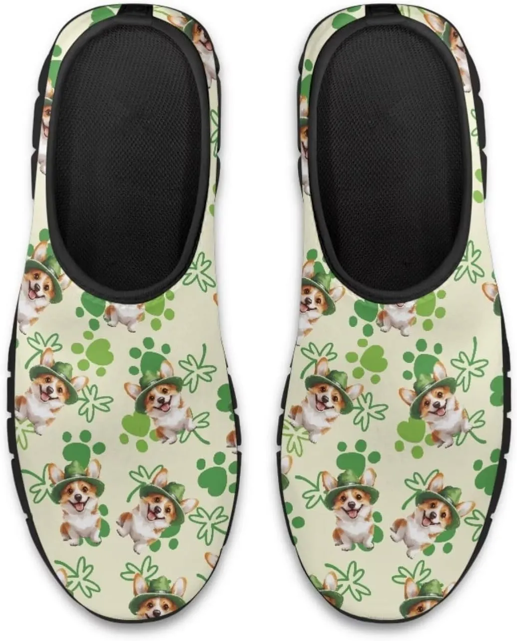 Low-Cut Saint Patrick's Day Casual Shoes - Stylish Tennis & Walking Footwear, Polyester Fabric Women's Sneakers