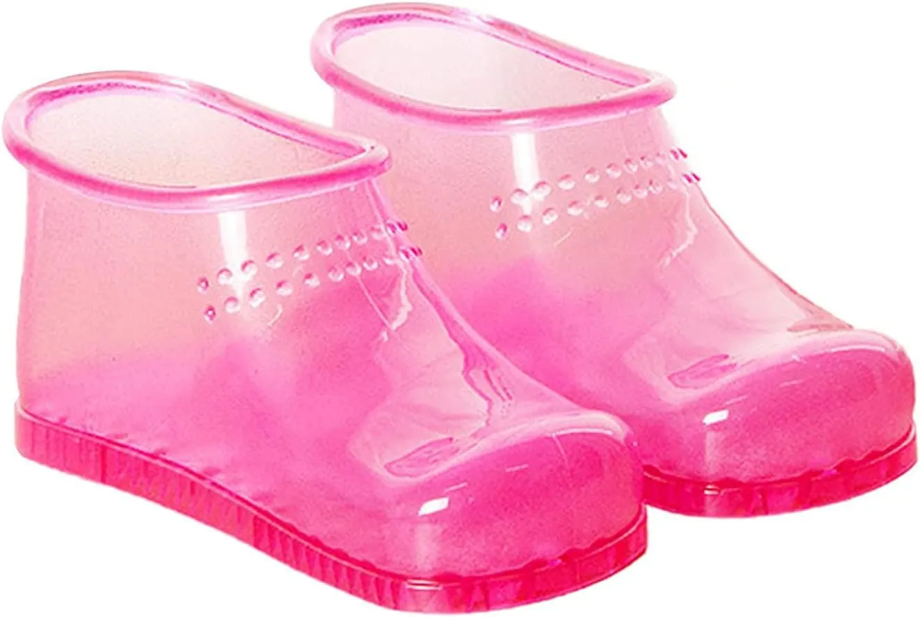 Massage Foot Bath Shoes, Portable Hook-Type Foot Massage Foot Bath Shoes, 1 Pair Portable SPA Household Relaxation Bucket Boots Thermal Massage to Promote Blood Circulation(Red,Large)
