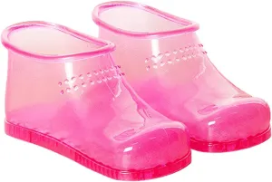 Massage Foot Bath Shoes, Portable Hook-Type Foot Massage Foot Bath Shoes, 1 Pair Portable SPA Household Relaxation Bucket Boots Thermal Massage to Promote Blood Circulation(Red,Large)