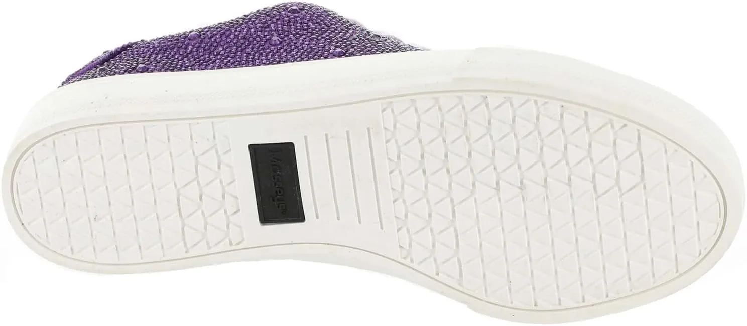 Masseys Women's Veronica Rhinestone Studded Fashion Sneaker