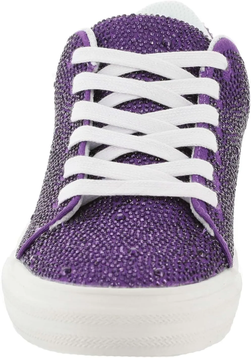 Masseys Women's Veronica Rhinestone Studded Fashion Sneaker
