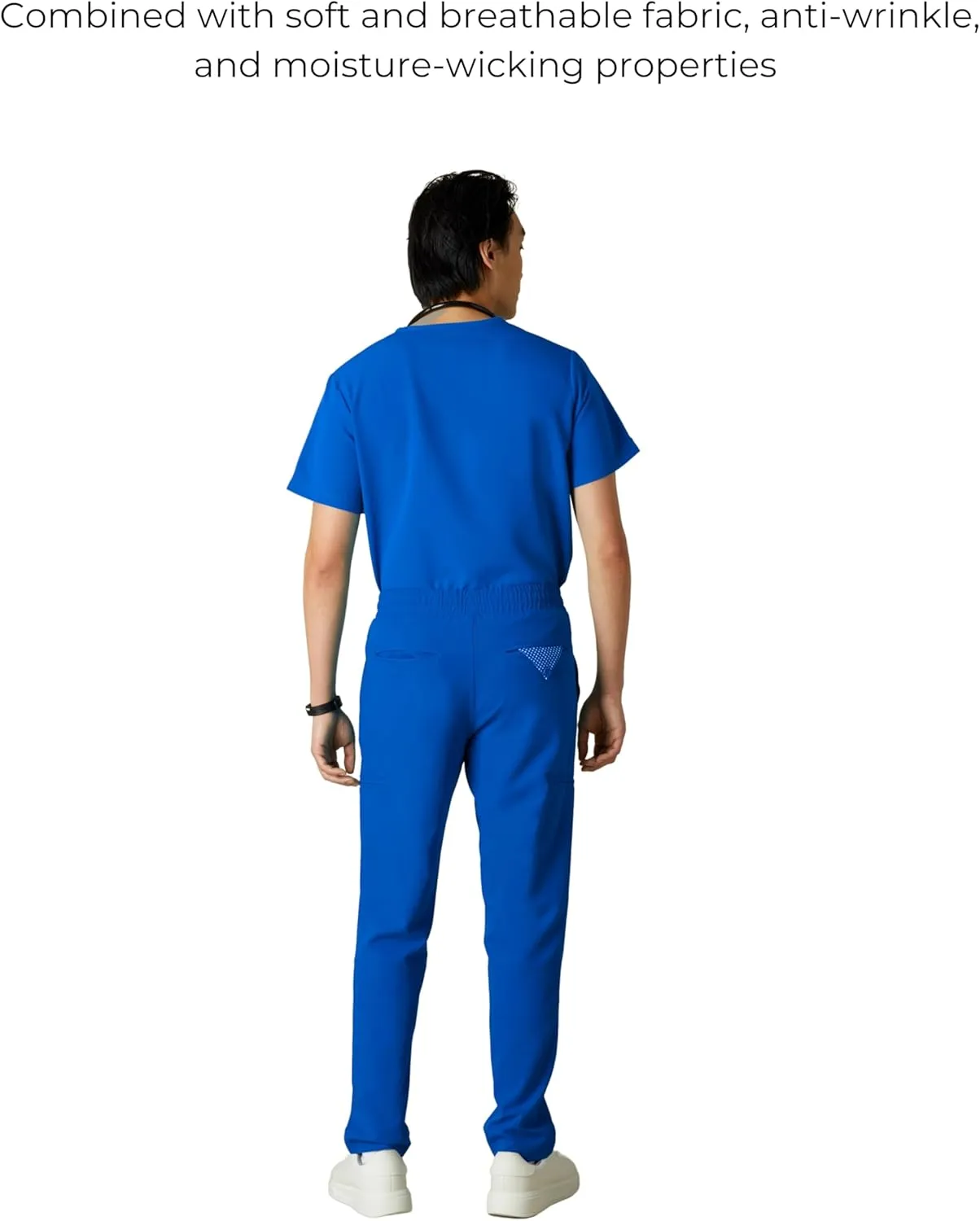 Members Only Men's Hampton Open Bottom Scrub | Mens Scrub Pants | Jogger Scrubs for Men | Men's Medical Scrub Pants