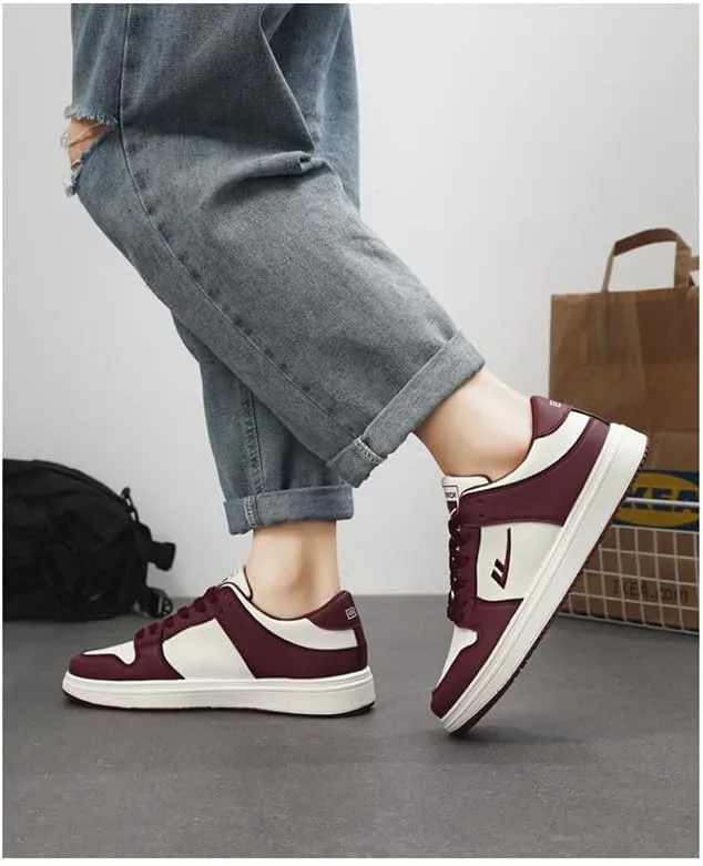 Men's & Women's & Couple‘s Casual White Sneakers, Fashionable Unisex Shoes