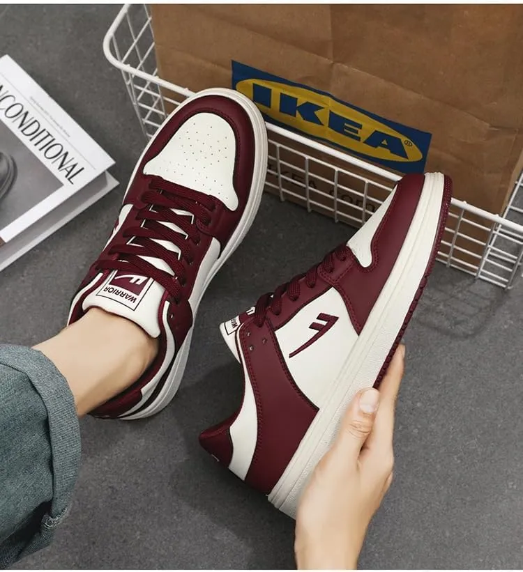 Men's & Women's & Couple‘s Casual White Sneakers, Fashionable Unisex Shoes