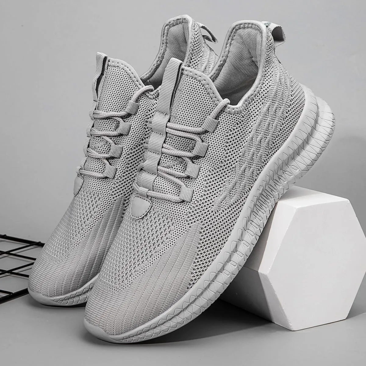Men's Running Shoes Walking Sneakers Tennis Mens Shoes Casual Road Fashion Breathable Lightweight Slip on Workout Sport for Gym