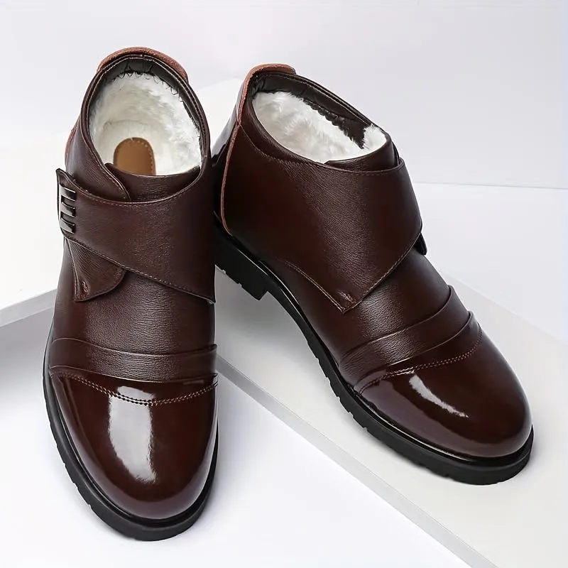 Men's Thermal Winter Boots Men's Casual Leather Shoes Mens Dress Shose Leather Business Shoes