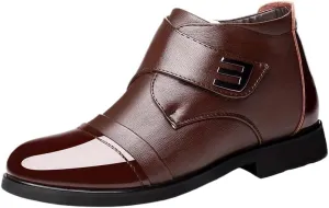 Men's Thermal Winter Boots Men's Casual Leather Shoes Mens Dress Shose Leather Business Shoes
