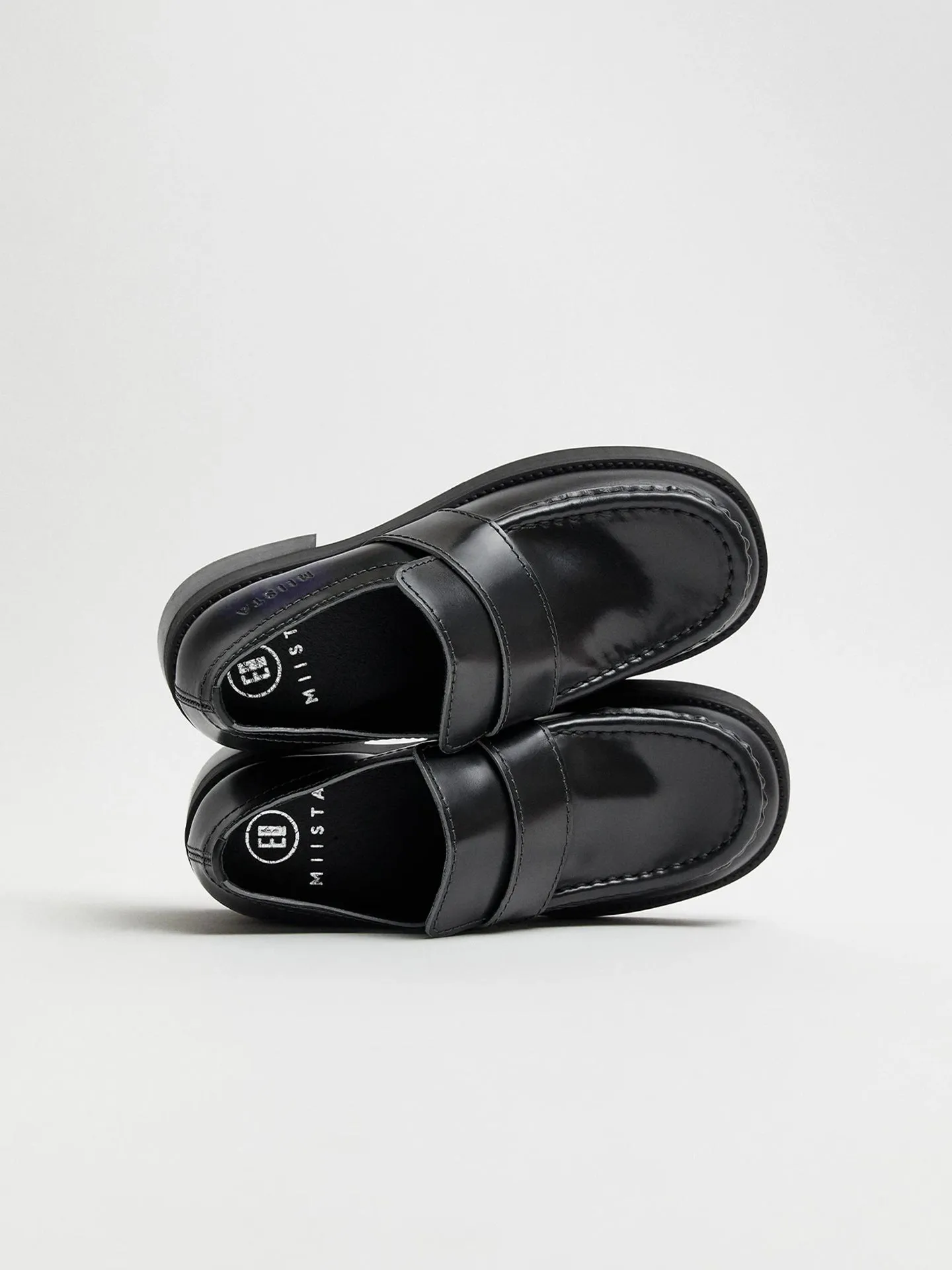 MIISTA x E8 Lib Black/Grey/Blue Loafer