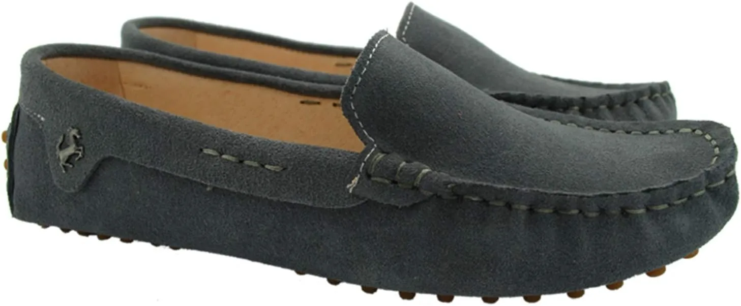 Minishion Loafers for Women Comfortable Suede Driving Shoes YB9601