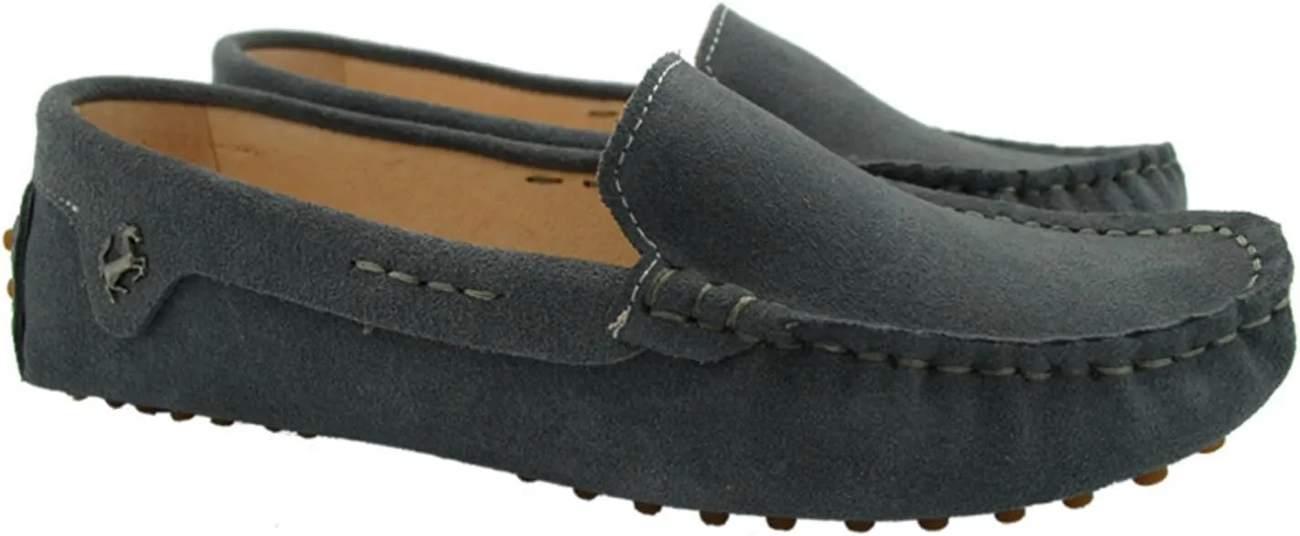 Minishion Loafers for Women Comfortable Suede Driving Shoes YB9601