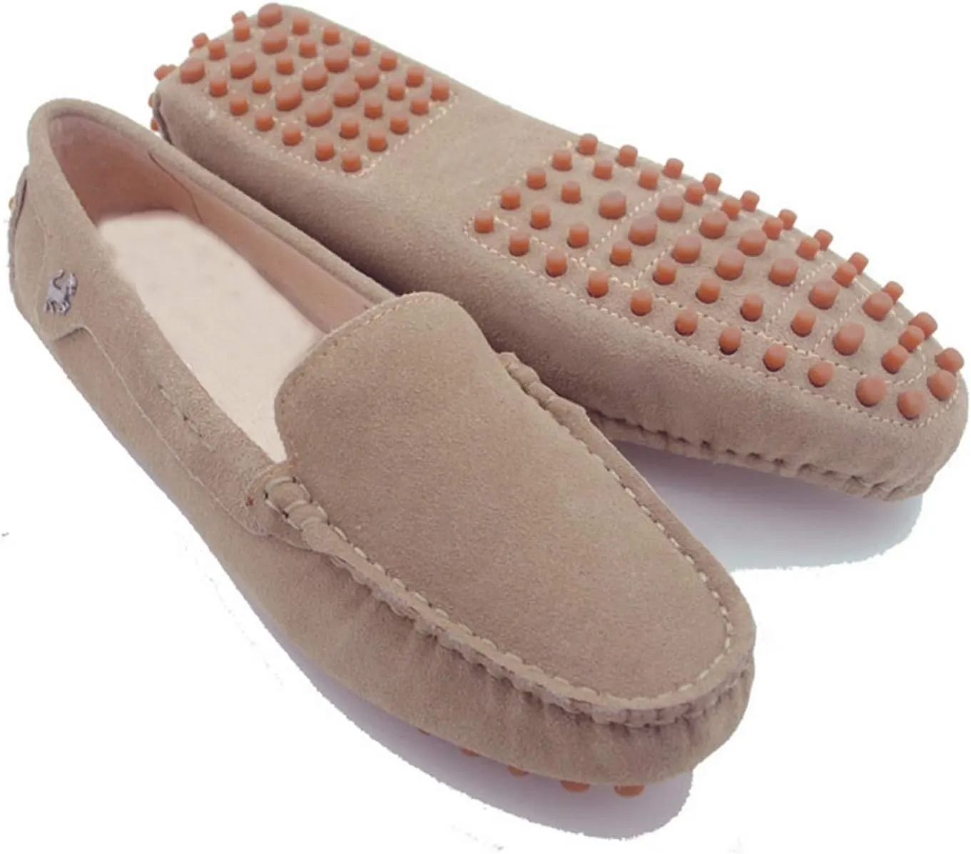 Minishion Loafers for Women Comfortable Suede Driving Shoes YB9601