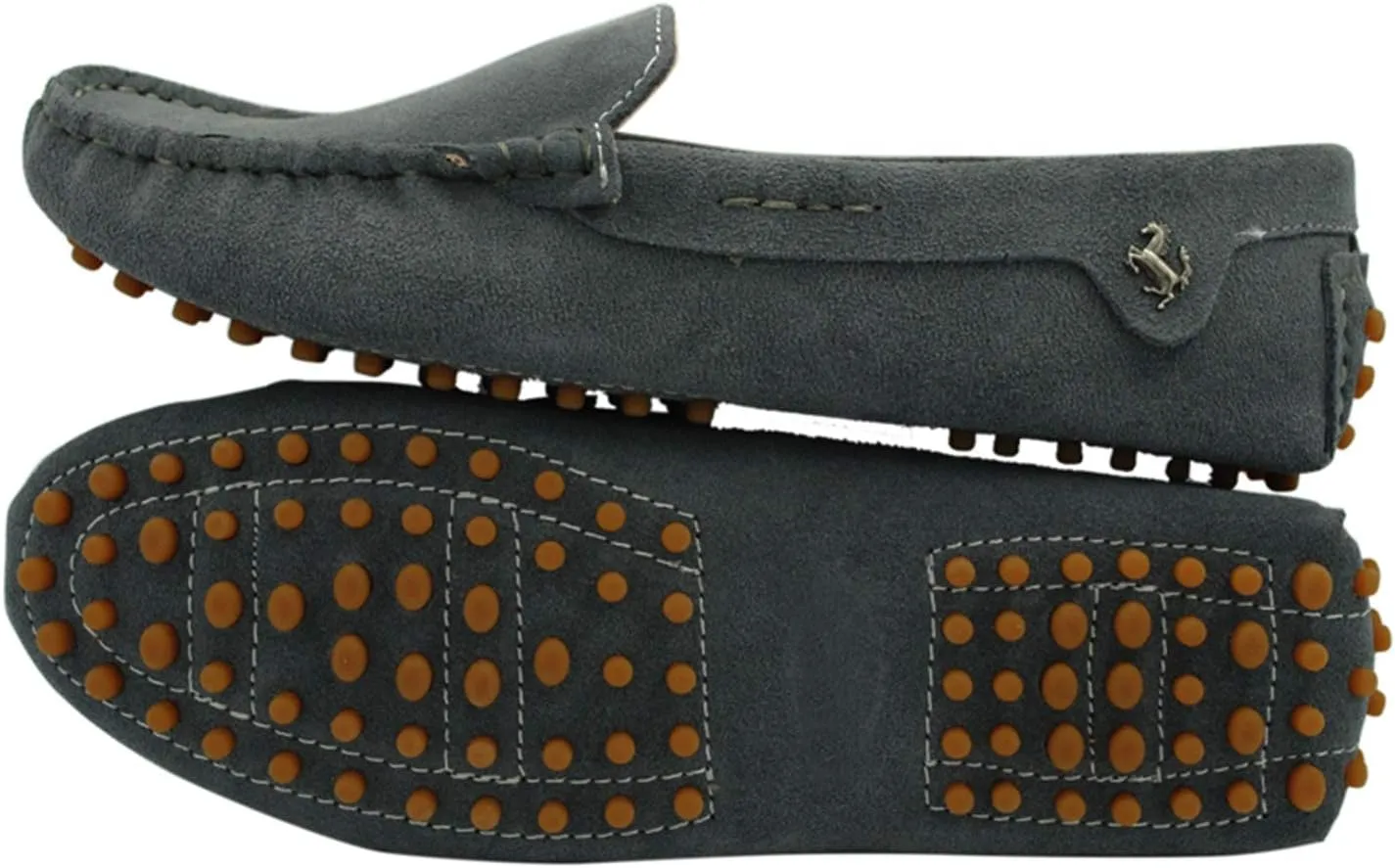Minishion Loafers for Women Comfortable Suede Driving Shoes YB9601