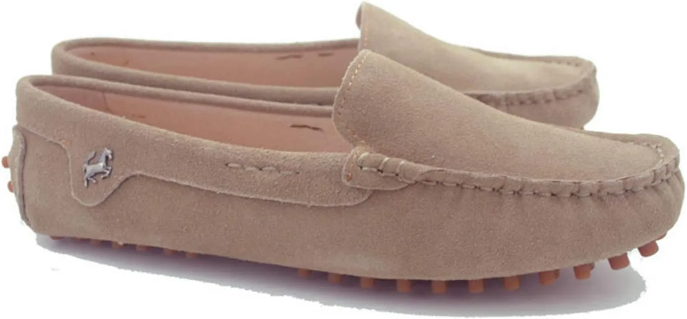 Minishion Loafers for Women Comfortable Suede Driving Shoes YB9601
