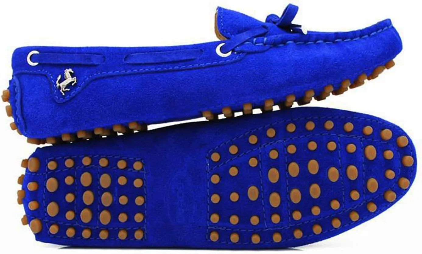 Minishion Womens Loafers & Slip-ons Suede Driving Shoes YB9602