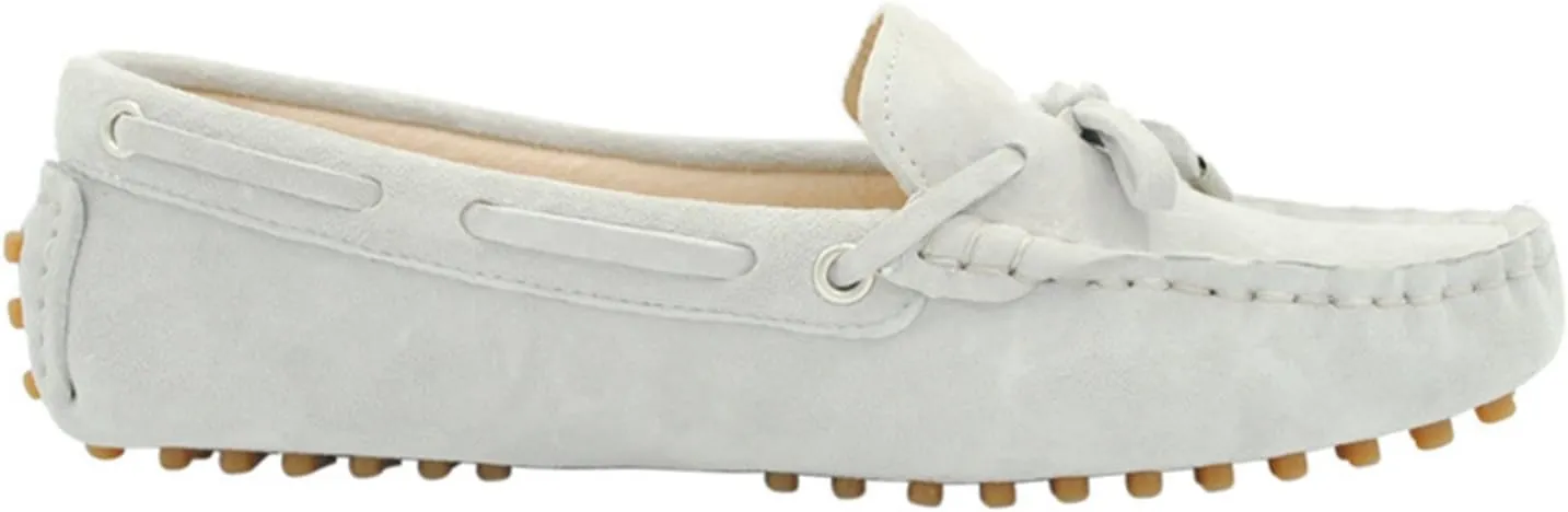 Minishion Womens Loafers & Slip-ons Suede Driving Shoes YB9602