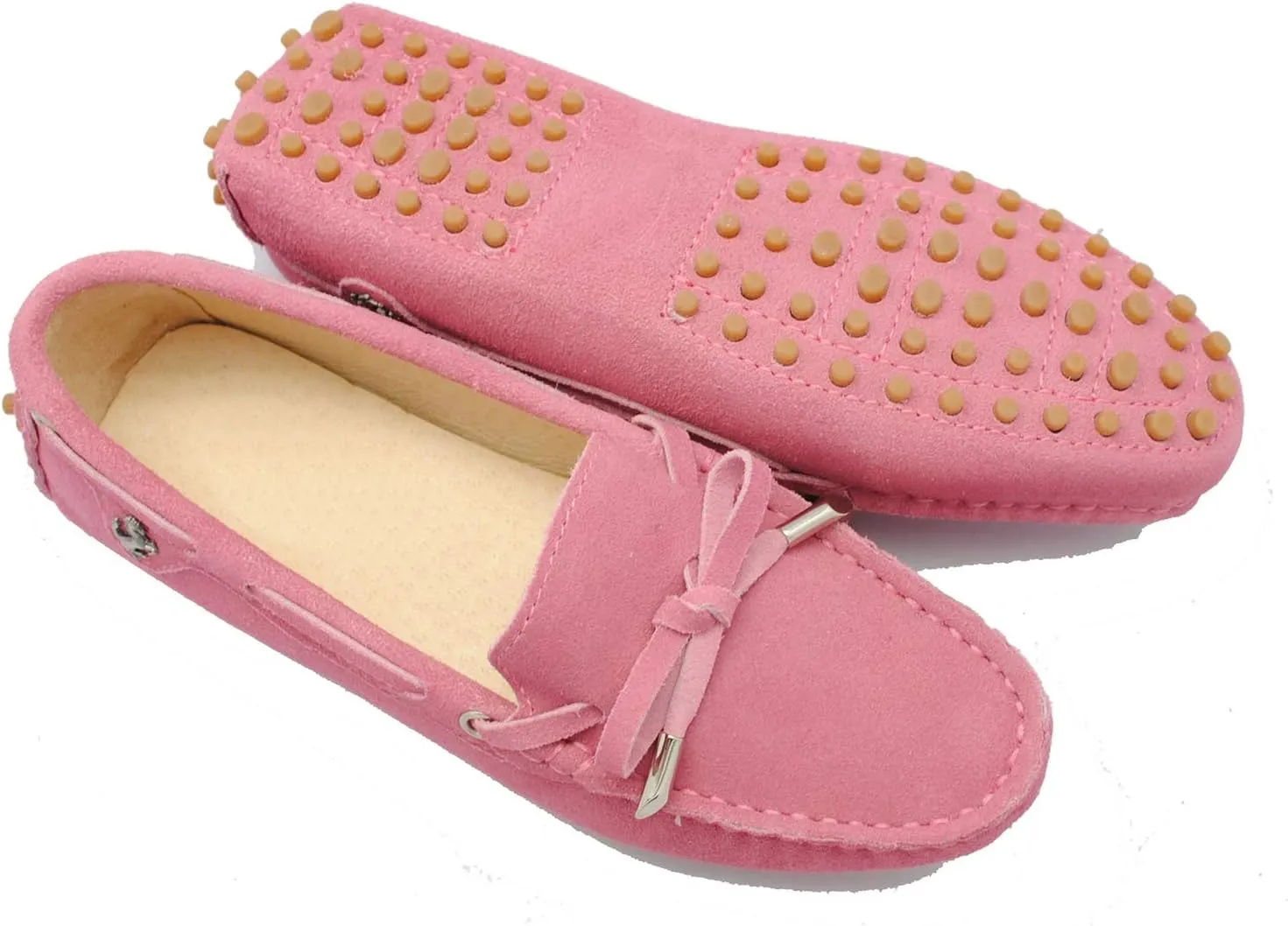 Minishion Womens Loafers & Slip-ons Suede Driving Shoes YB9602