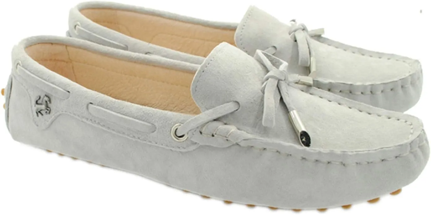 Minishion Womens Loafers & Slip-ons Suede Driving Shoes YB9602