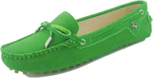 Minishion Womens Loafers & Slip-ons Suede Driving Shoes YB9602