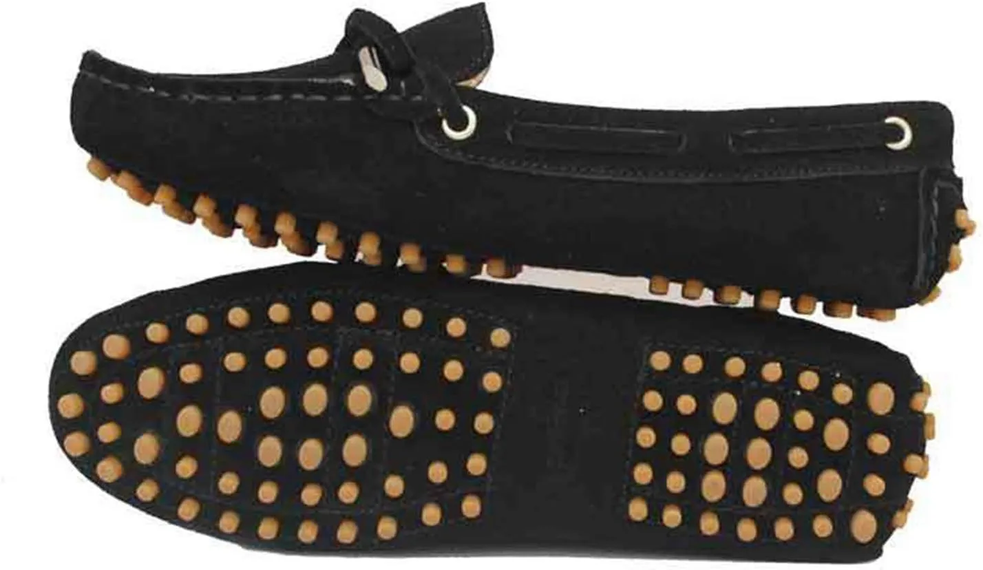 Minishion Womens Loafers & Slip-ons Suede Driving Shoes YB9602