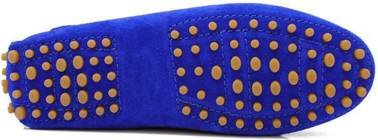 Minishion Womens Loafers & Slip-ons Suede Driving Shoes YB9602