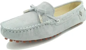 Minishion Womens Loafers & Slip-ons Suede Driving Shoes YB9602