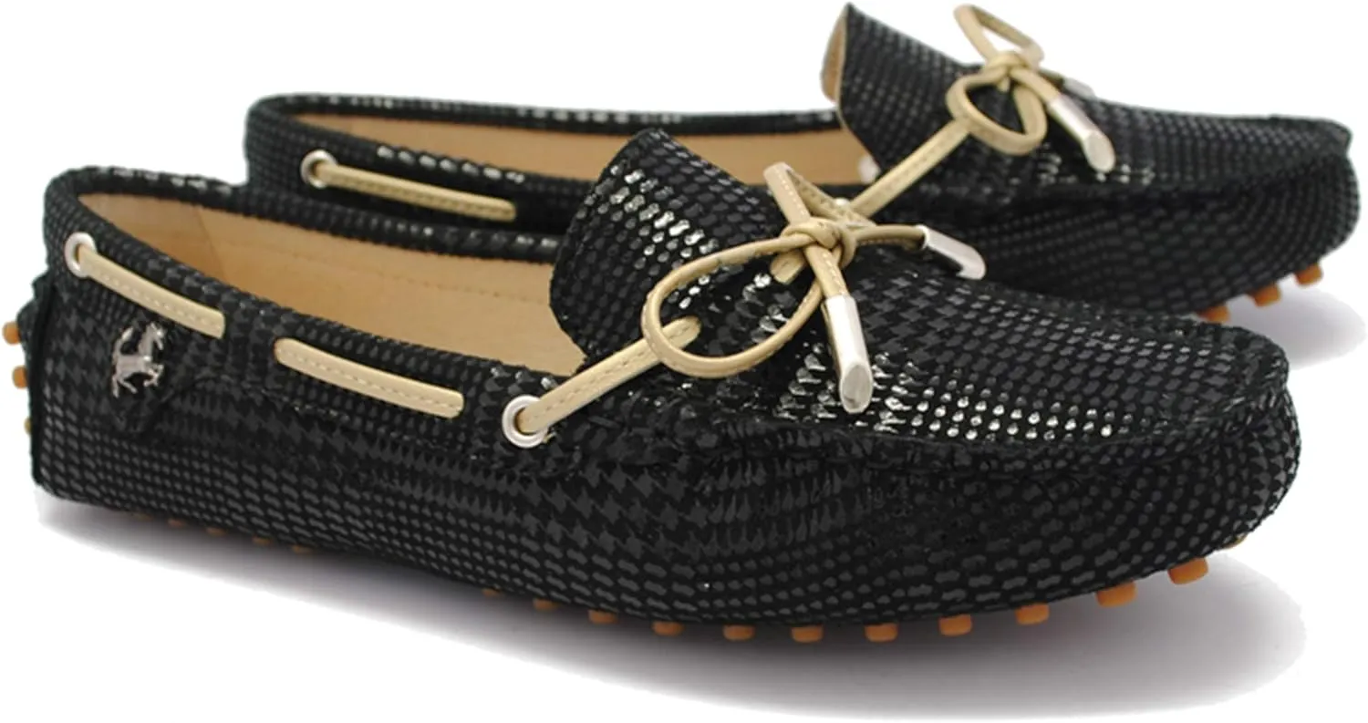 Minishion Womens Loafers & Slip-ons Suede Driving Shoes YB9602
