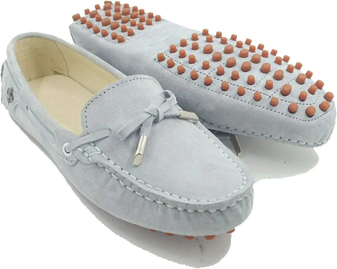Minishion Womens Loafers & Slip-ons Suede Driving Shoes YB9602