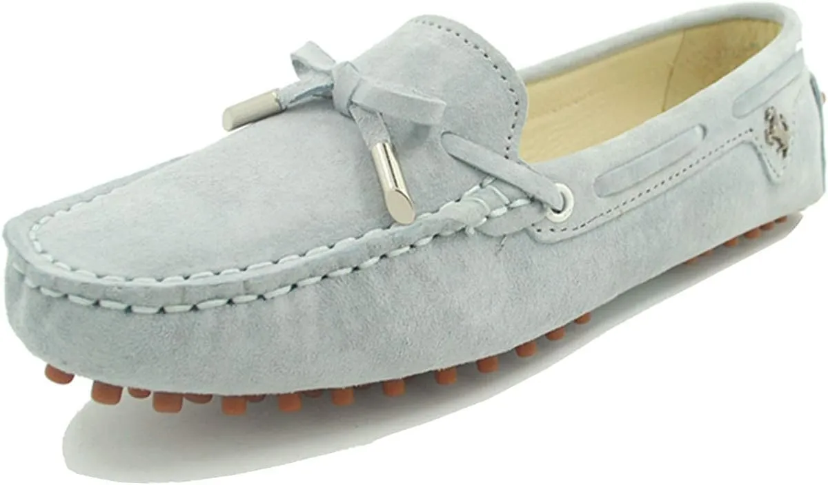 Minishion Womens Loafers & Slip-ons Suede Driving Shoes YB9602