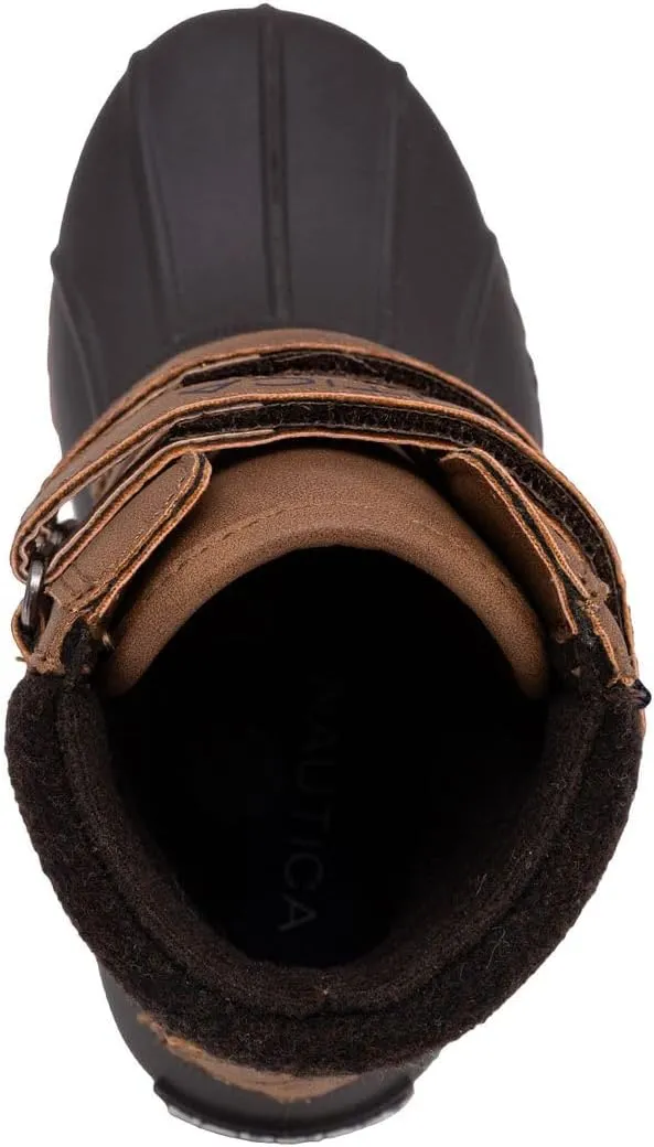 Nautica Kids Boys & Girls Duck Boots Kids Waterproof Rain Snow Boots Insulated Winter Boots (Toddler/Little/Big Kid)
