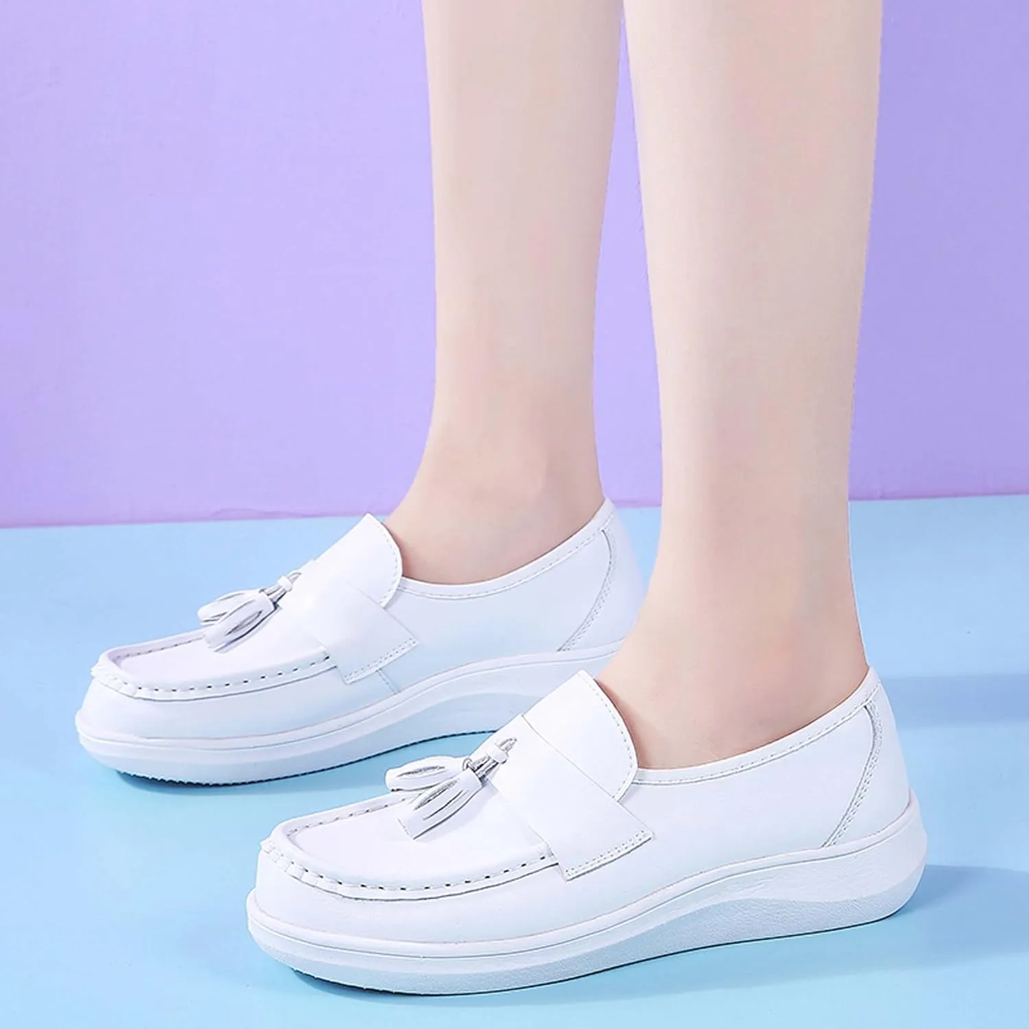 Nurse Shoes for Women Nursing Shoes Zpatos para Trabajar en Restaurante de Mujer Flats for Women