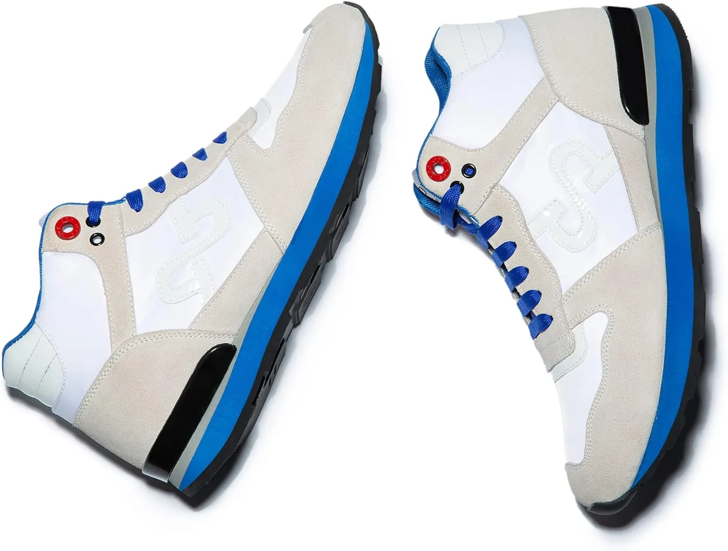 OPP Fashion Sneakers for Men High Top Casual Lace-up Suede Leather Shoes Men