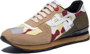 OPP Men's Fashion Sneakers Casual Lace-up Suede Leather Shoes Running Athletic Tennis Sports Gym