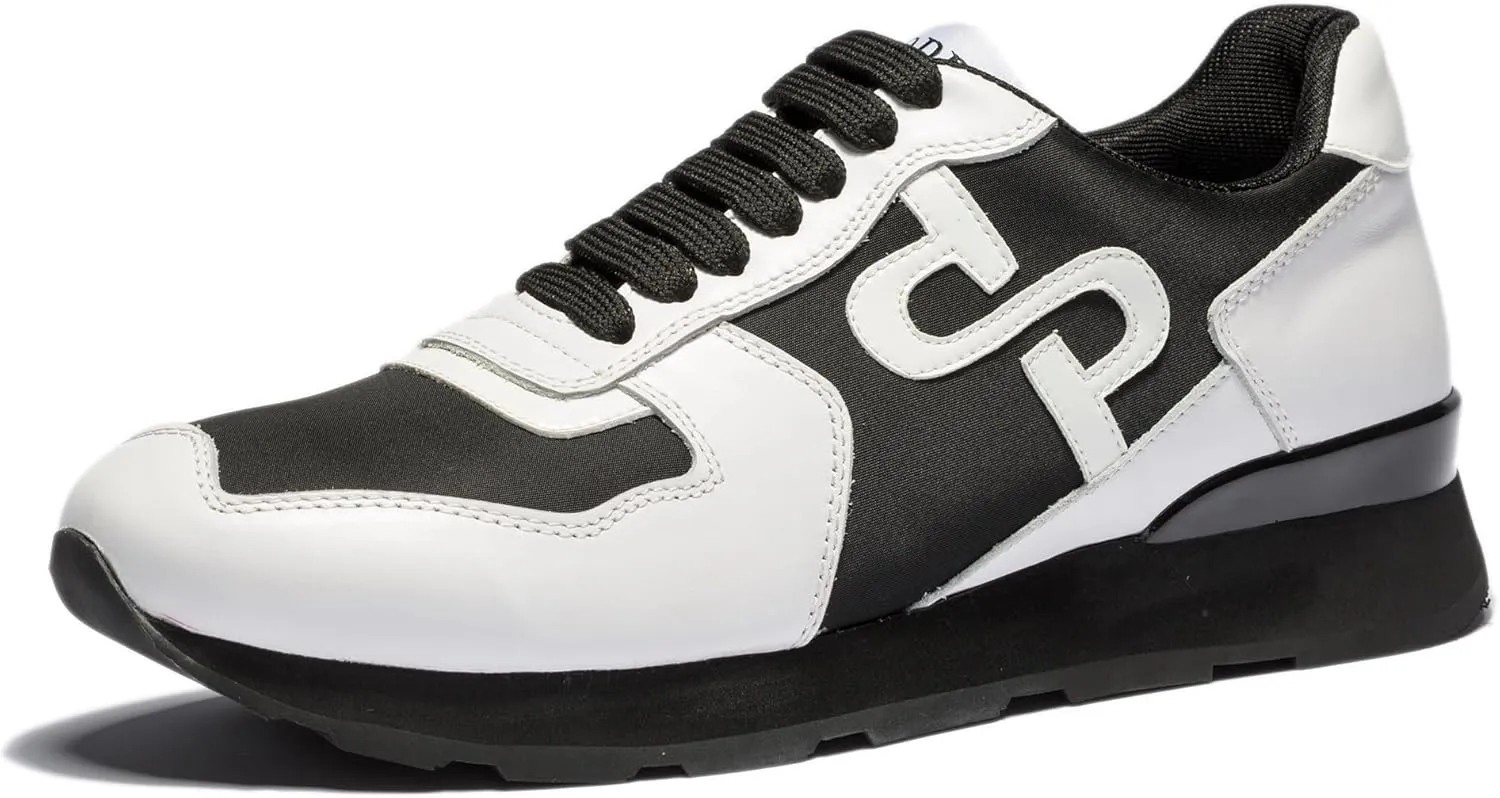 OPP Men's Fashion Sneakers Casual Lace-up Suede Leather Shoes Running Athletic Tennis Sports Gym